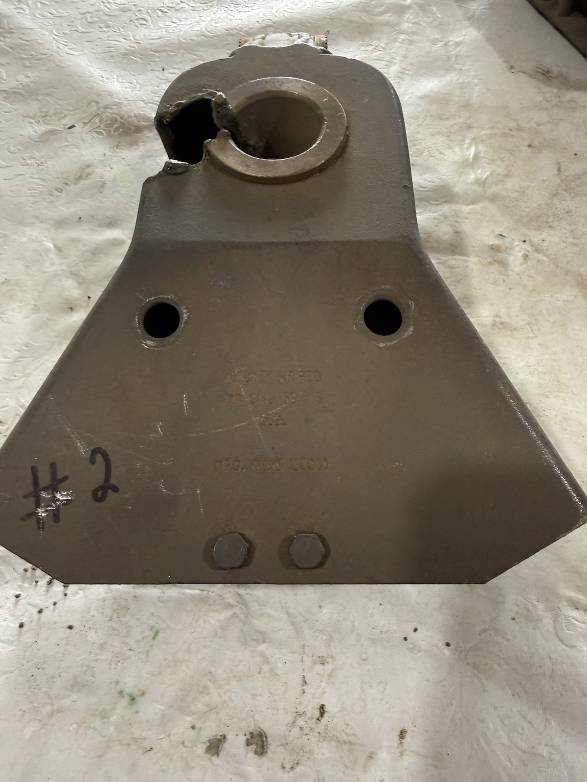 M3 tripod head demilled.  stripped with serated discs and screws # 2