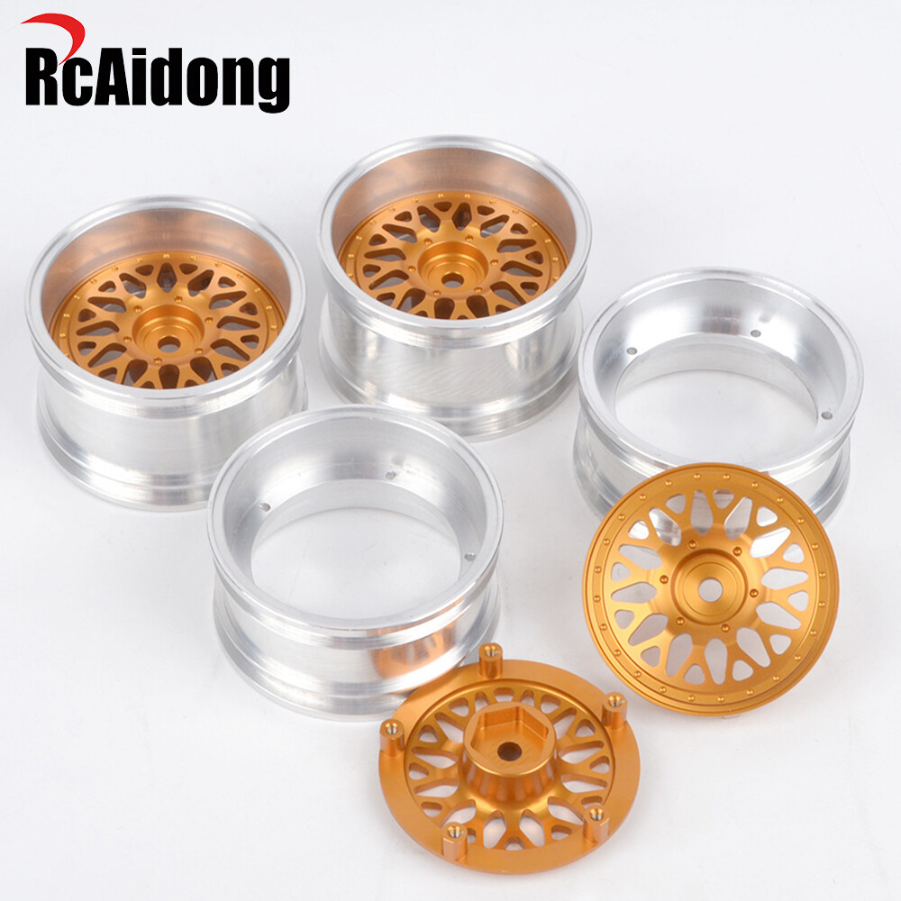 Aluminum Wheels Rim (F/R) for Tamiya 1/10 Porsche 934 Coupe Vaillant TA02SW TA02