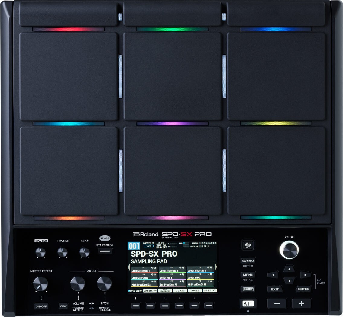 Roland SPD-SX Pro Percussion Pad with 4.3-Inch Display, Customizable Pad