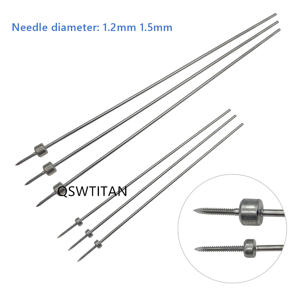 Temporary Reduction-Plate Holding Threaded Pins CNC manufacturing Kirschner Wire