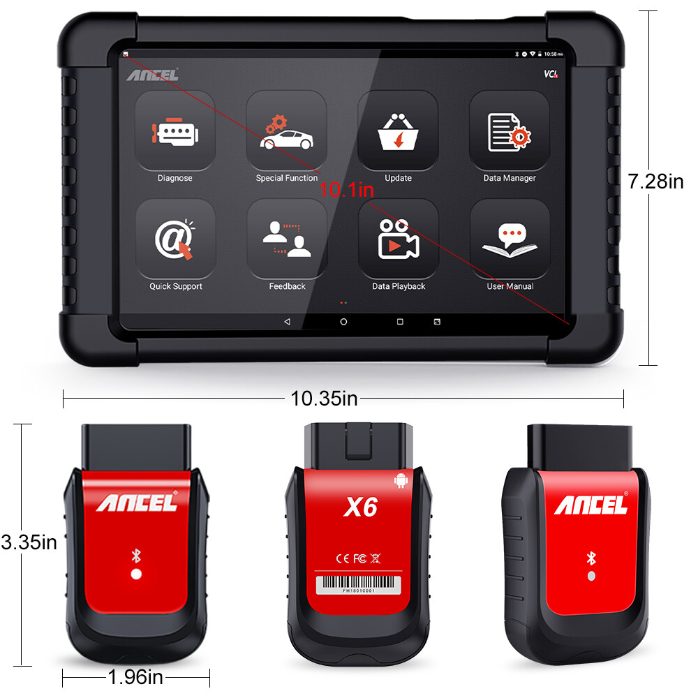 Car All System Bidirectional OBDII Scanner Diagnostic Scan Tool Code Reader SRS
