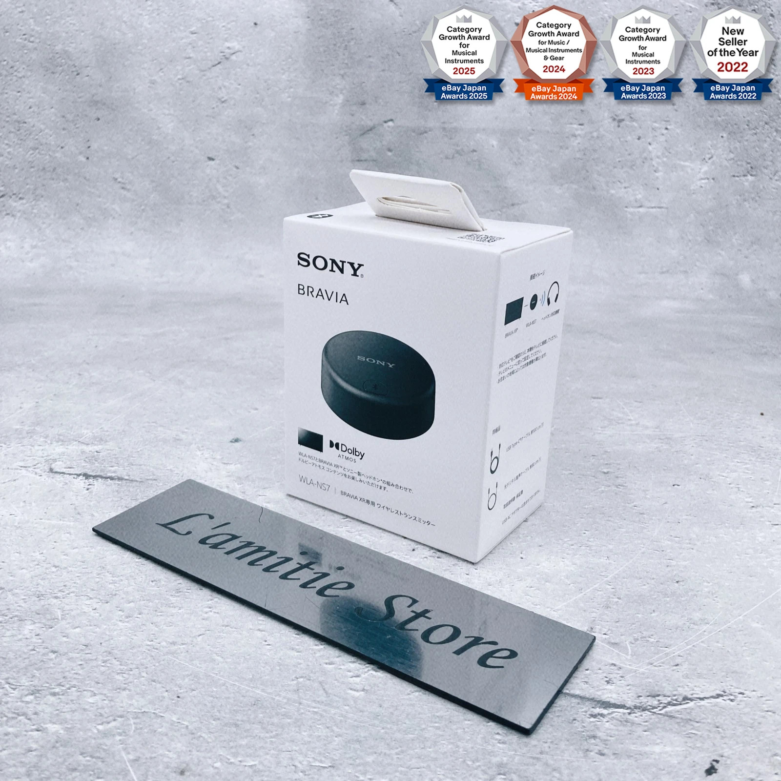 SONY WLA-NS7 Wireless Audio Transmitter 360 Spatial Sound BRAVIA XR Bluetooth