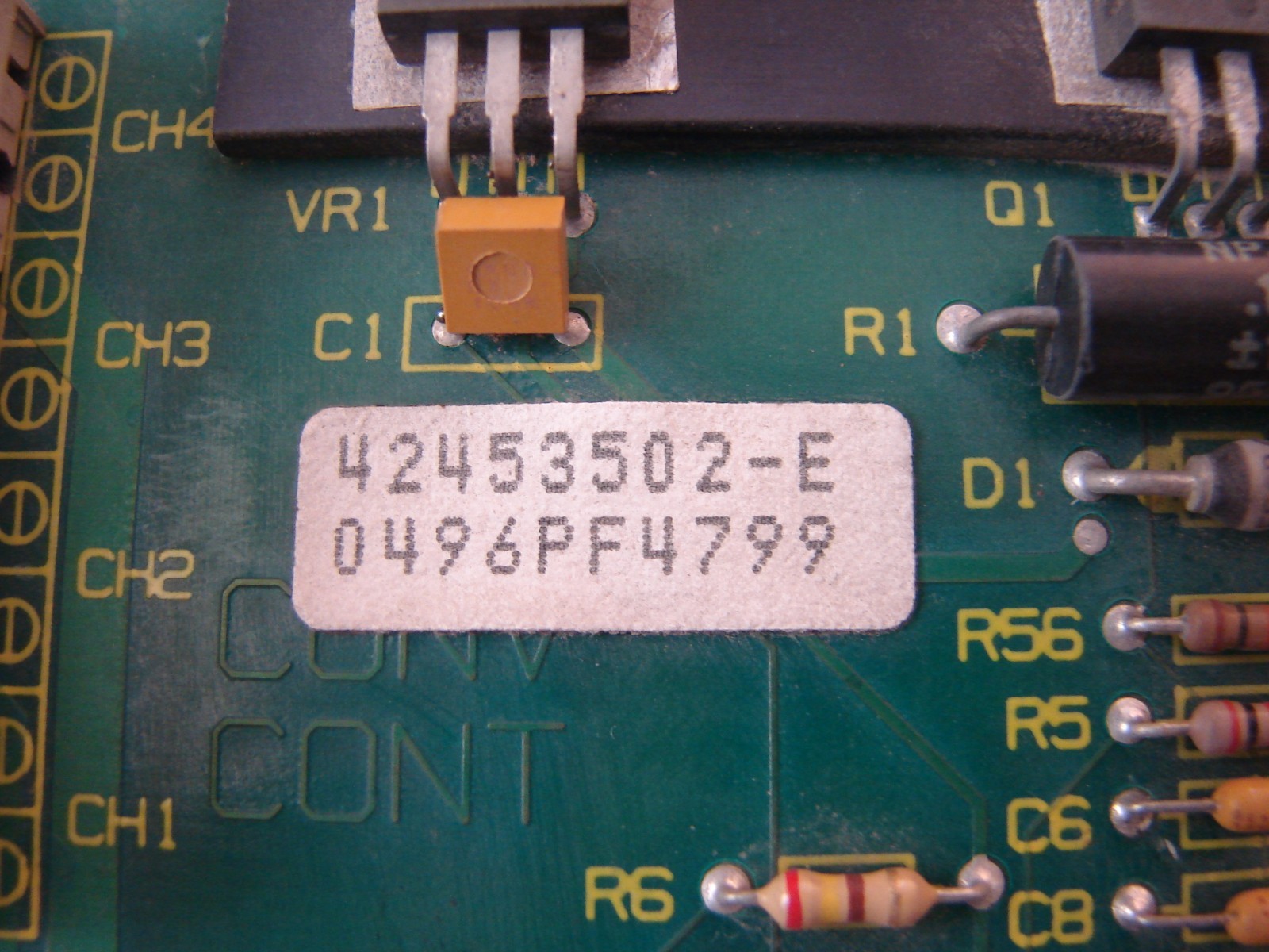 42453502-3 Control Board 42453401 Rev A