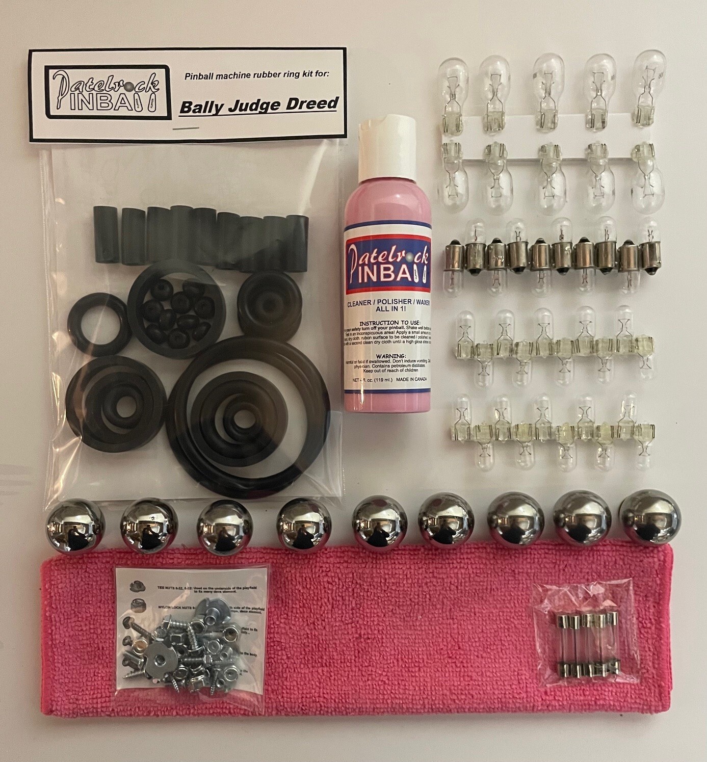 1993 Bally / Midway Judge Dredd Pinball Machine Maintenance Tune Up Kit JD