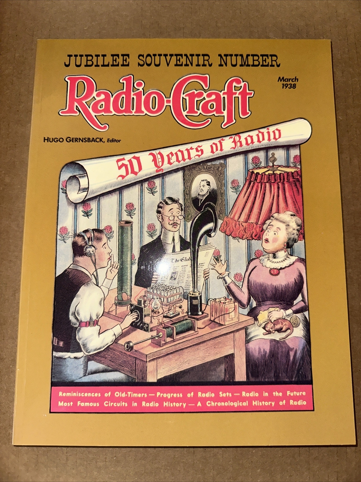 Radio Craft Jubilee 50 Years of Radio1 1996 Reissue of March 1938 Softcover RB2