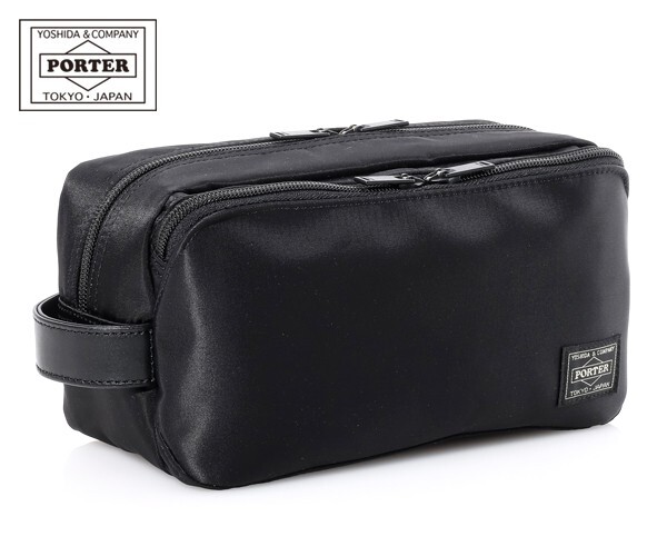 PORTER TIME Pouch 655-17877-10 (Color: Black) Yoshida & Co. Yoshida JPN