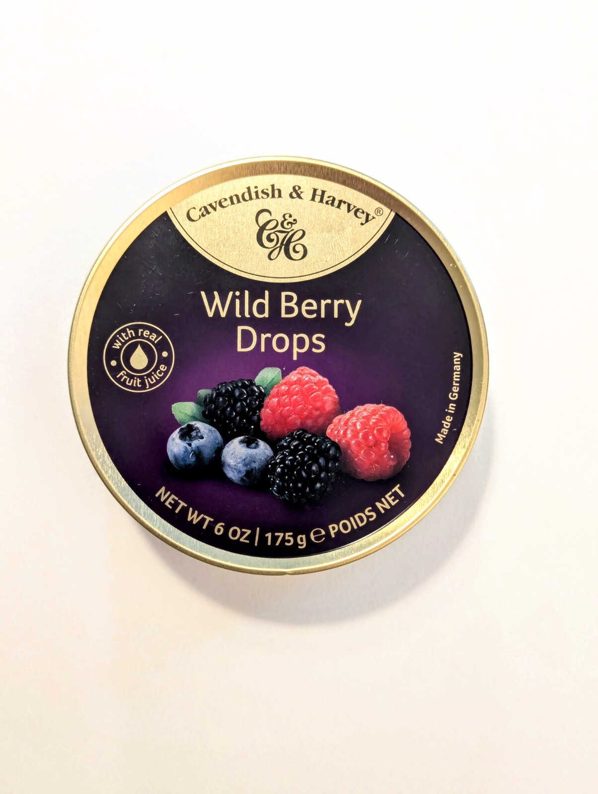 Cavendish & Harvey Hard Candy Drop Sour Cherry Wild Berry Tropical Fruit Mixed