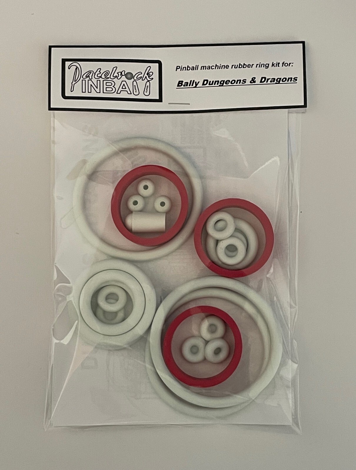 1987 Bally Midway Dungeons & Dragons Pinball Machine SILICONE / RUBBER Ring Kit