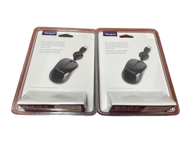 Lot of 2 Targus Compact Optical Mouse