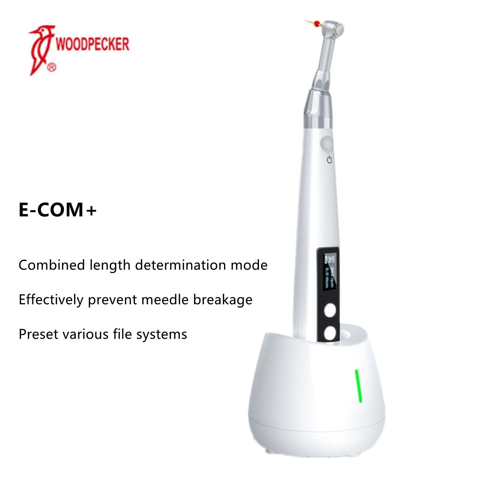 Woodpecker Dental Endo Motor Root Canal 1:1 Reciprocating Contra Angle Handpiece