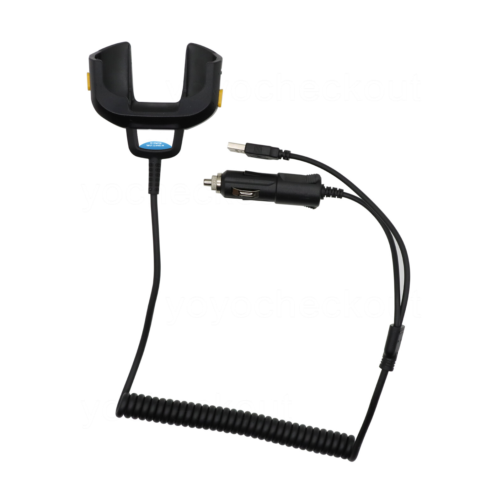 2in1 for Motorola Zebra TC70 TC75 TC77 CHG-TC7X-CLA1-01 DC Vehicle Charger Cable