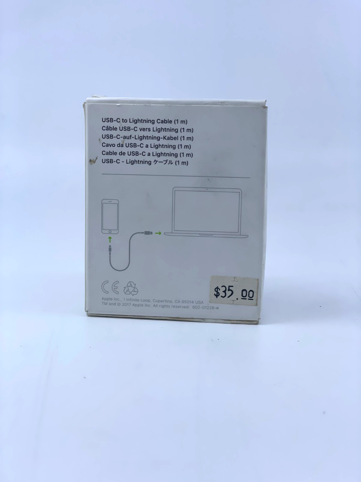 Apple Charge Cable USB C to Lightning (1m) White