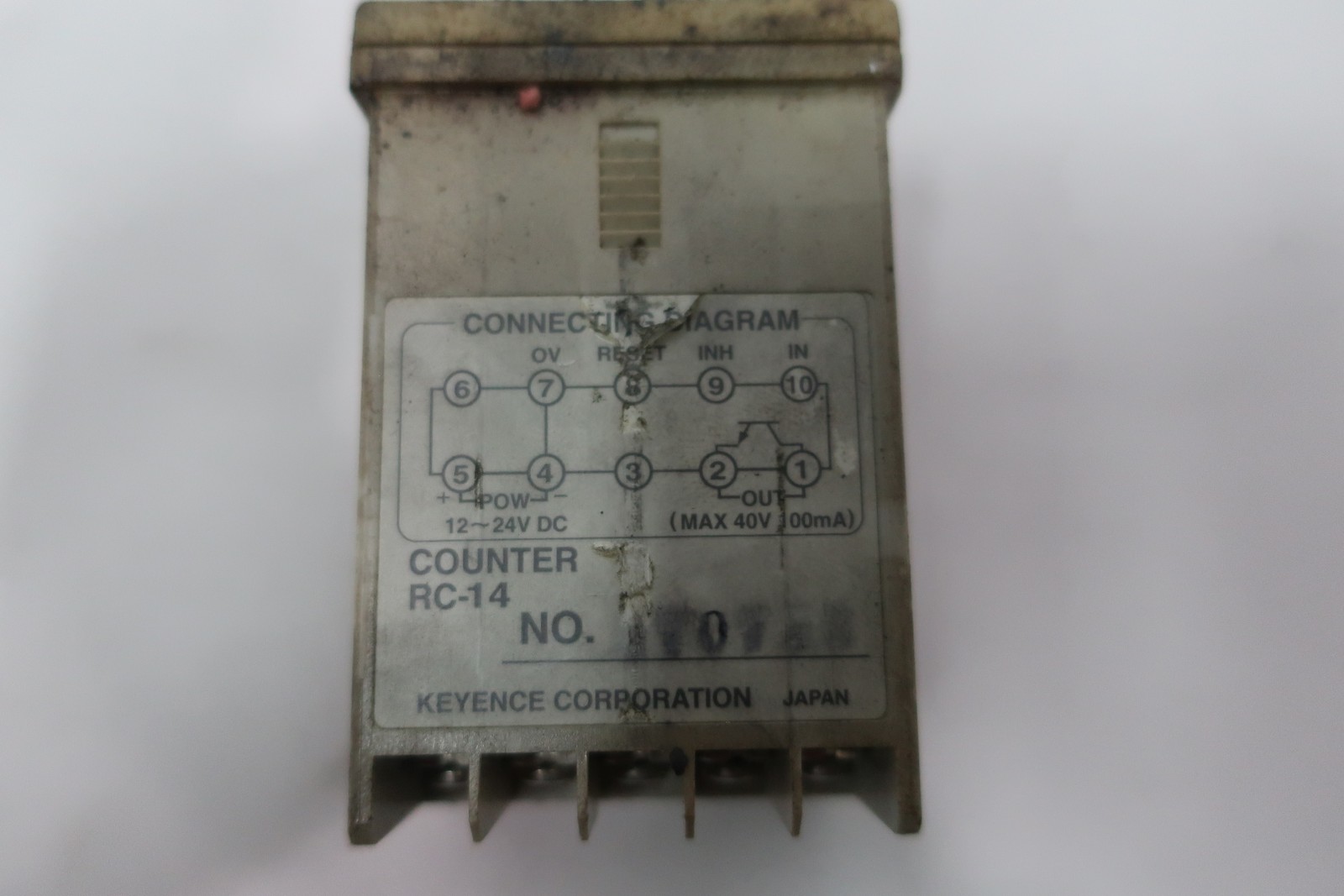 Keyence RC-14 Electronic Counter 12-24v-dc