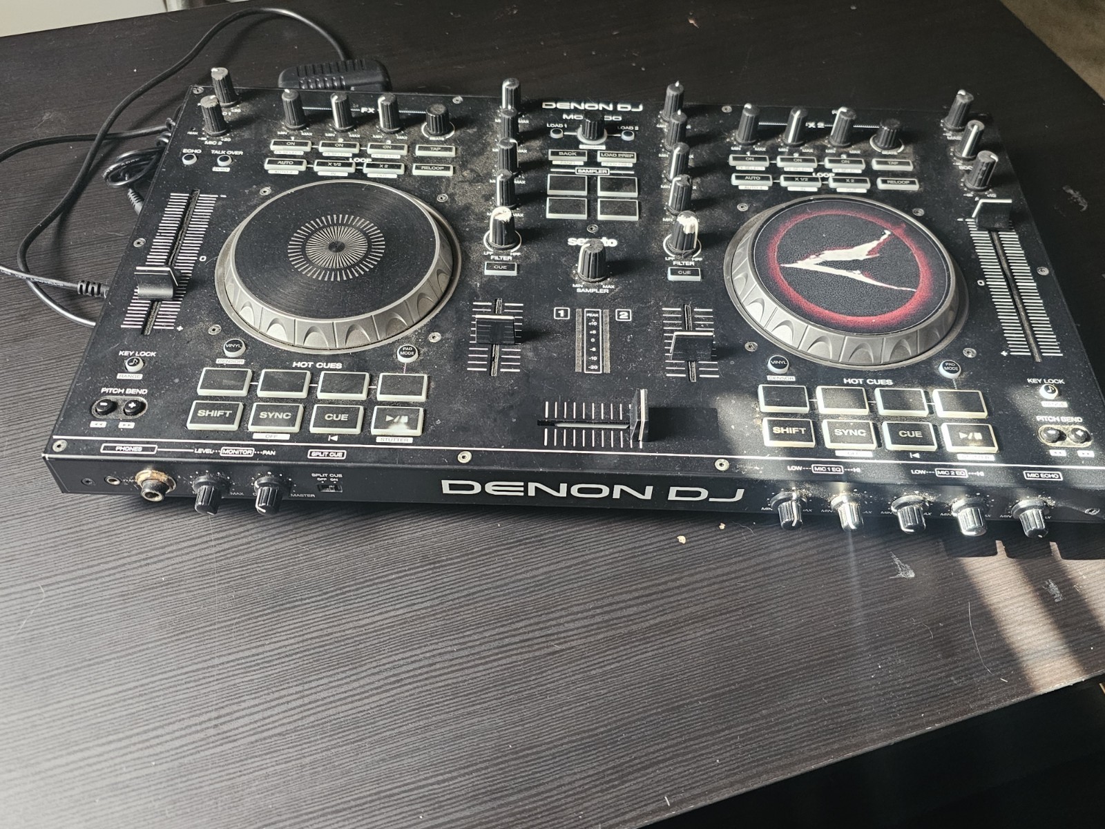 Denon MC 4000 DJ Controller For Parts Or Repair Ignition Board Needs Replaced