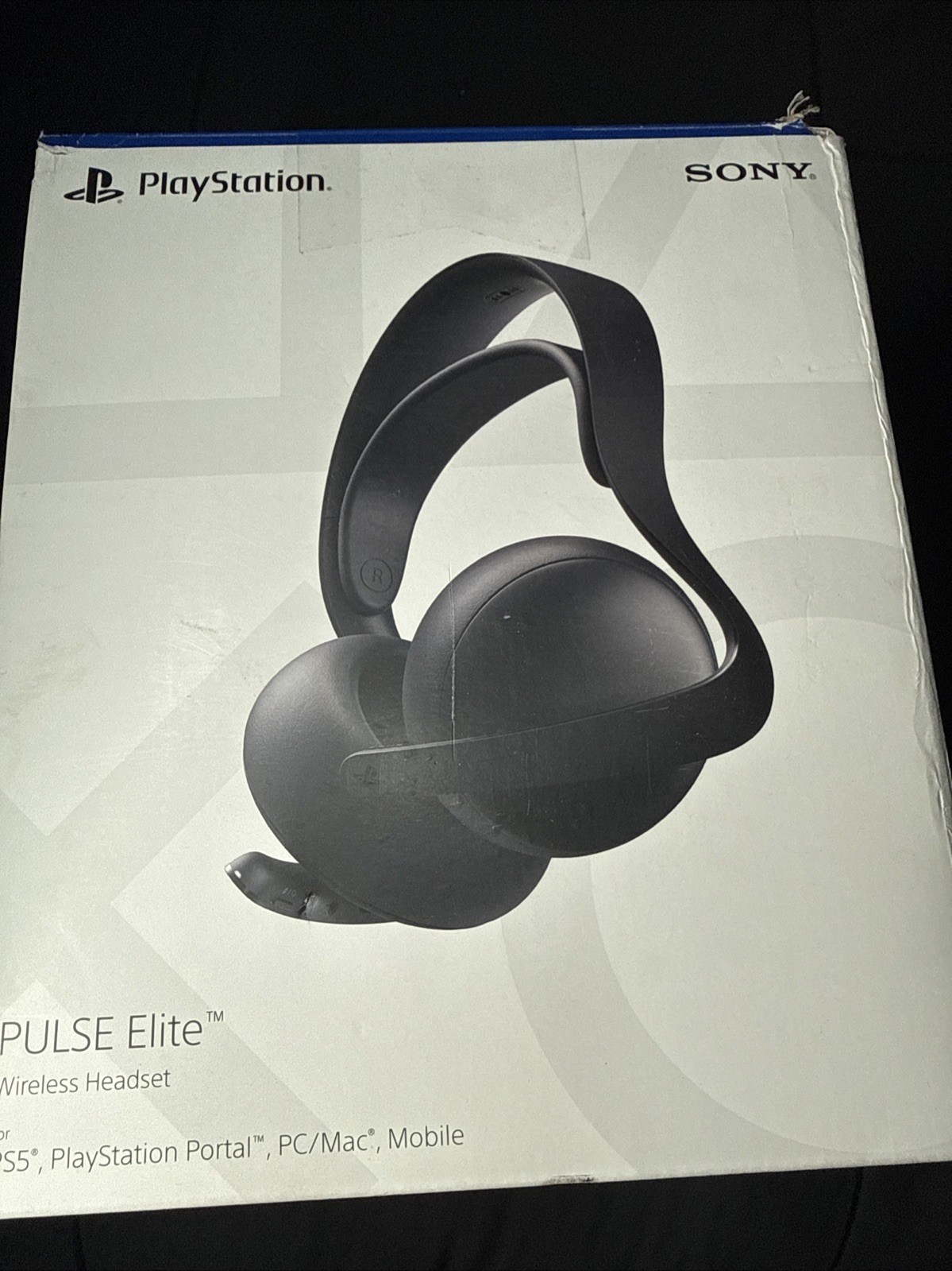 Sony PULSE Elite Wireless Bluetooth Headset w/ Microphone - (MISSING DONGLE)