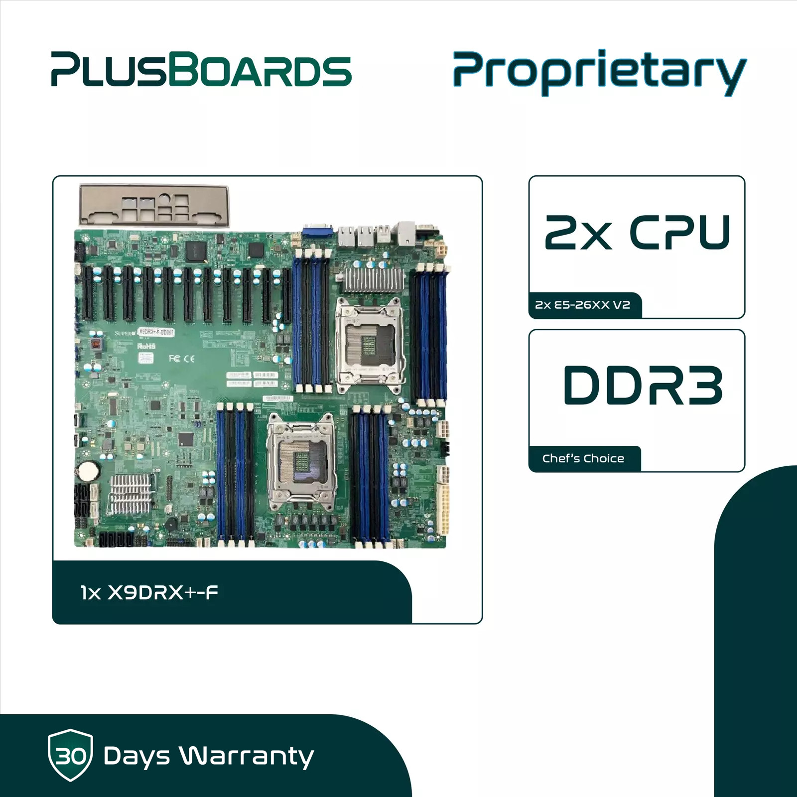 NEW Supermicro X9DRX+-F Proprietary w/ 2x CPU & DDR3 RAM All-Flash Storage Array