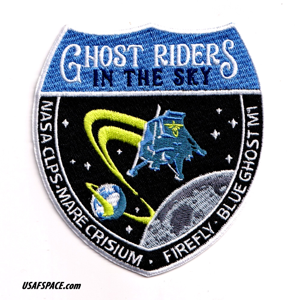 Authentic FIREFLY BLUE GHOST M1 NASA USSF SATELLITE Mission PATCH