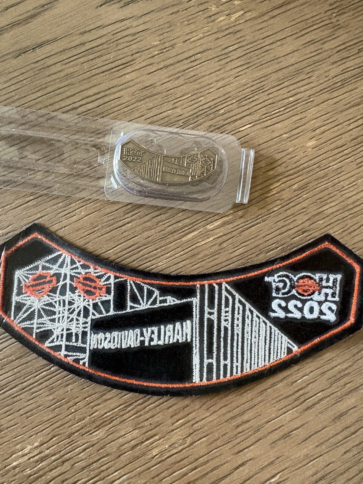 2022 Harley Davidson HOG Rocker Patch Hog Owners Group New