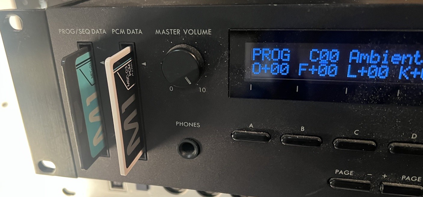 Korg PCM Data Memory Program Card MSC-03 MPC-03 Set Drums 1