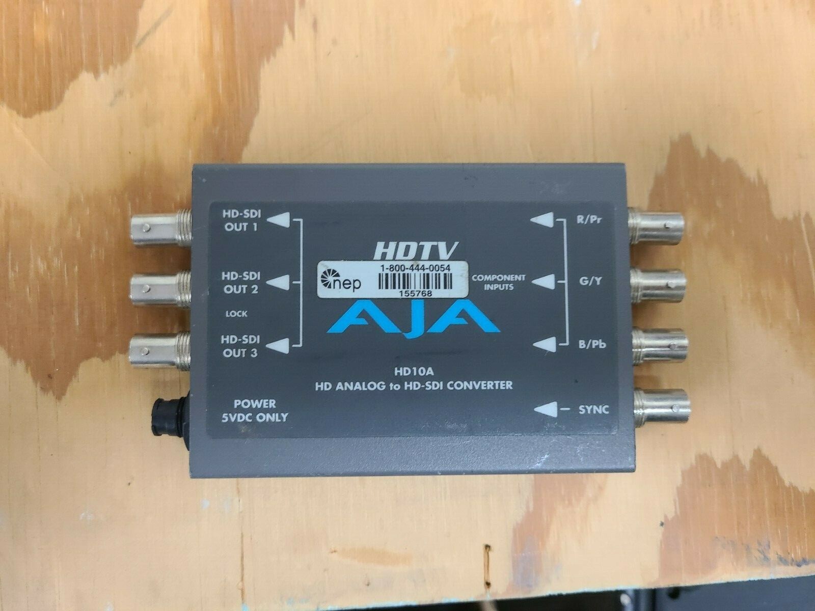 AJA HDTV  HD10A HD Analog to HD-SDI ANALOG TO DIGITAL HD CONVERTER