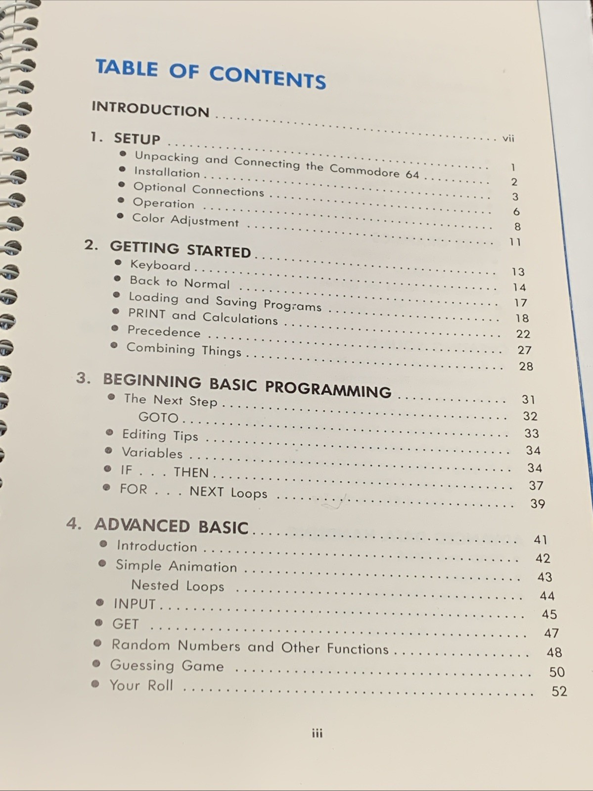 Commodore 64 User’s Guide- Original Vintage 1983 (Third Printing)