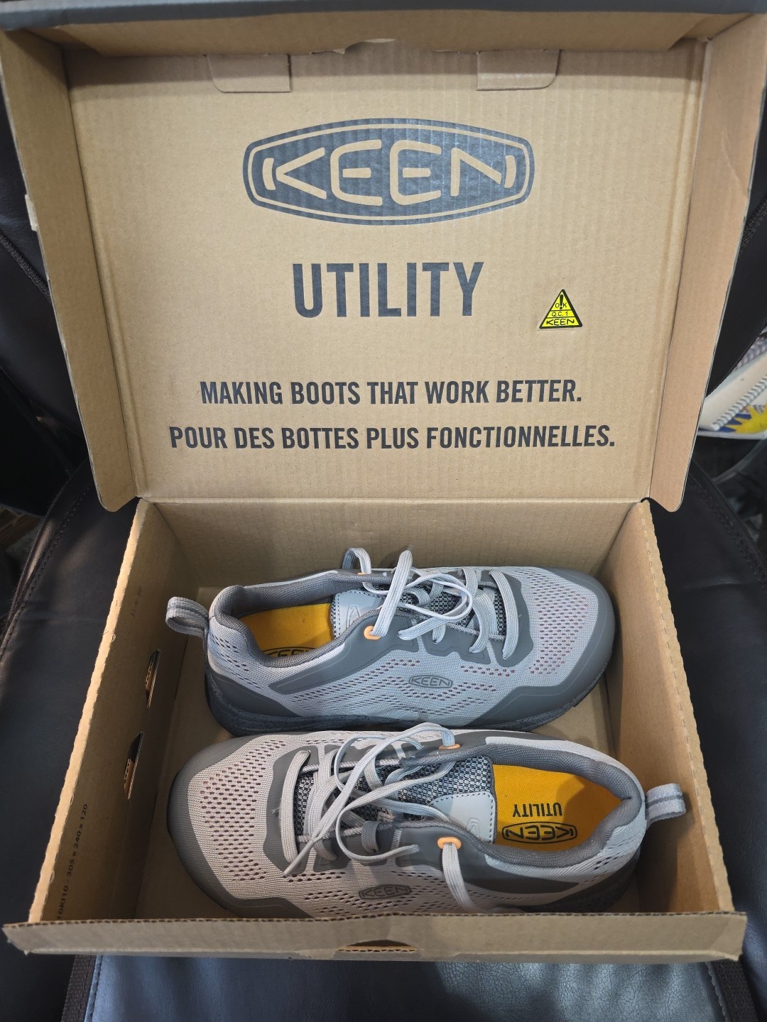 Keen Utility Women 8.5 W Gray Sparta 2 ESD Safety Aluminum Toe Work Shoe Sneaker