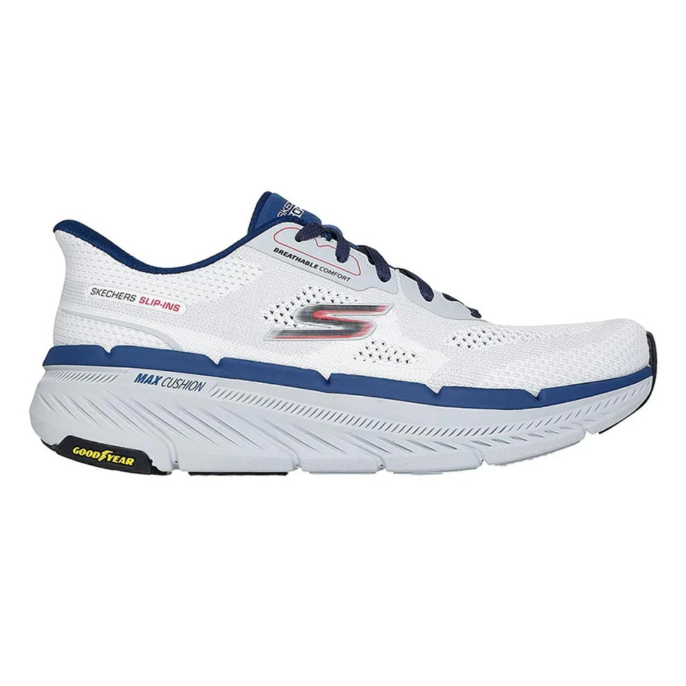 Skechers Shoe Men Sport Max Cushion Slip Ins Gray Comfort Air Memory Foam 220529