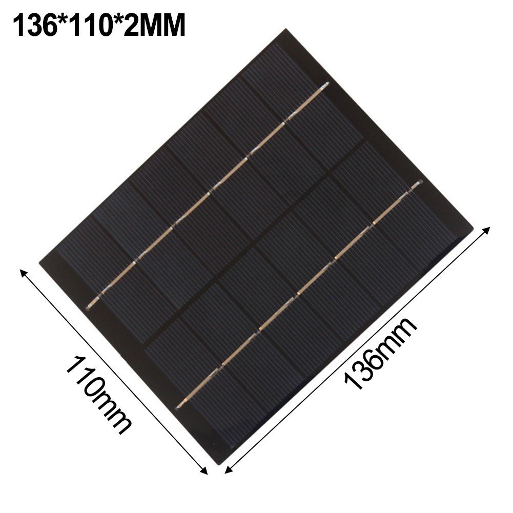 Polycrystalline 2W 6V Solar Panel Charger with For Type C Output and 1M Cable
