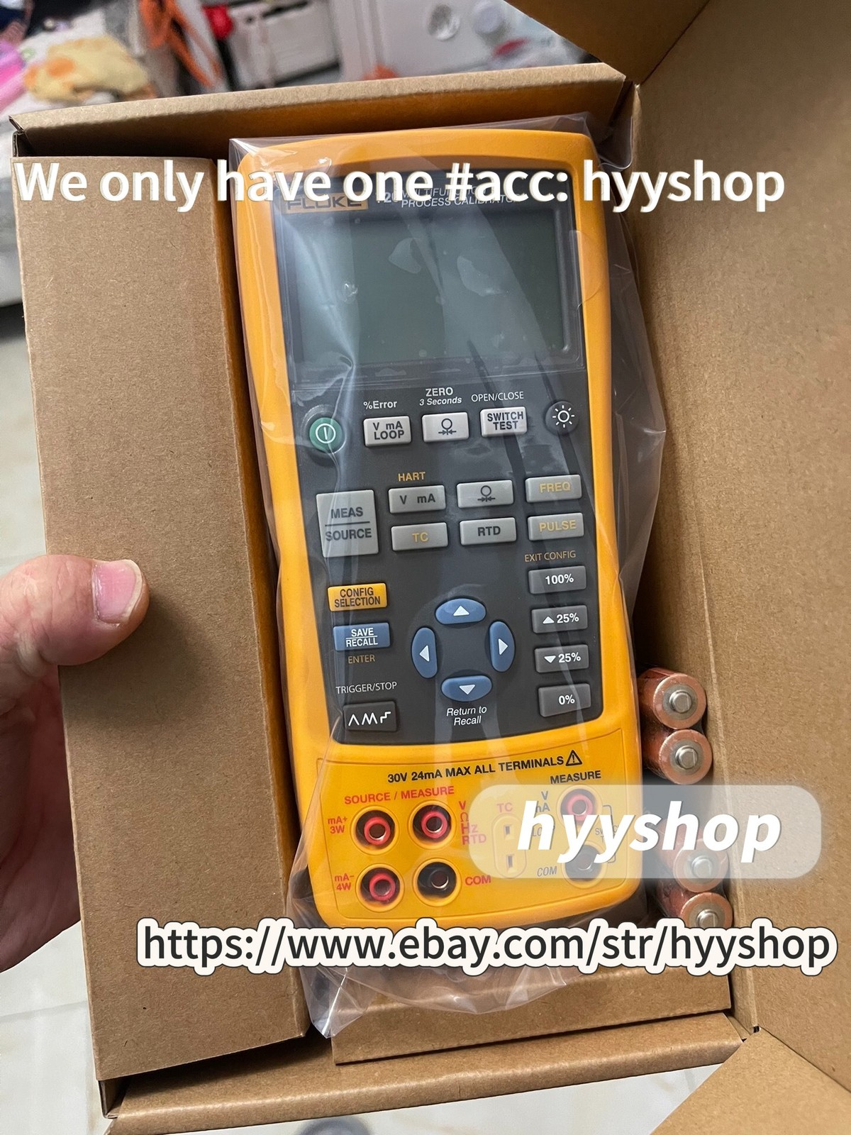 New Fluke 726 Precision Multifunction Process Calibrator