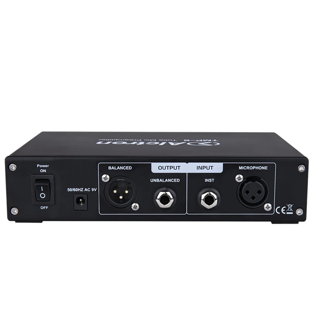 Multi-function Vacuum Tube Mic Amplifier 48V Phantom Power for Studio Recording