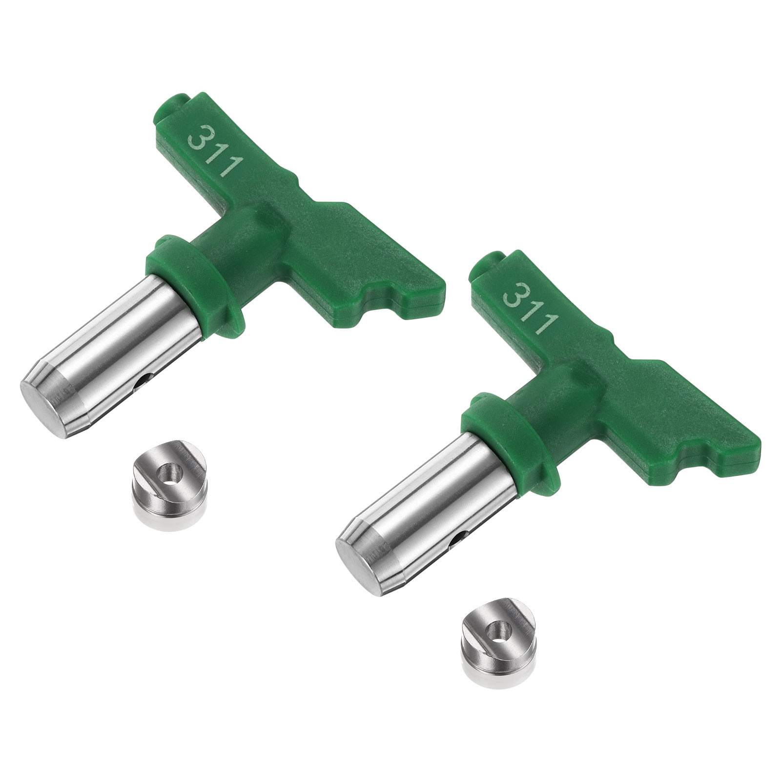 2 Set Reversible Spray Tips for Airless Sprayer 311 Paint Spray Nozzle Green