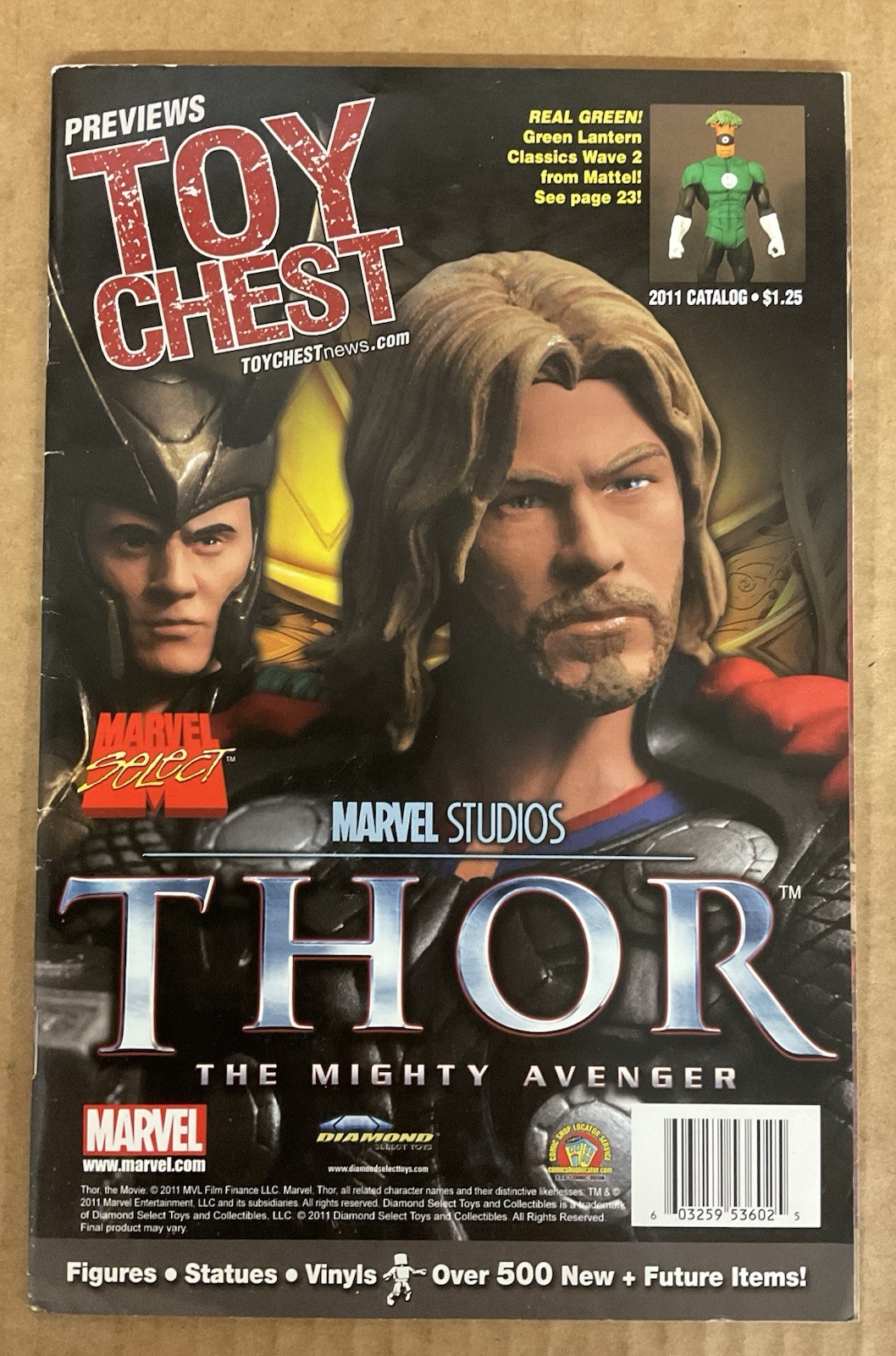 PREVIEWS TOY CHEST CATALOG (2011) Diamond Comic Distributors; New