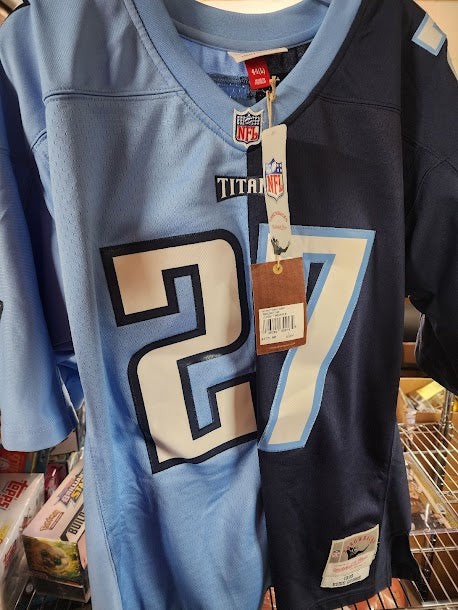 Eddie George Legacy Collection Mitchell and Ness Throwback Titans Football