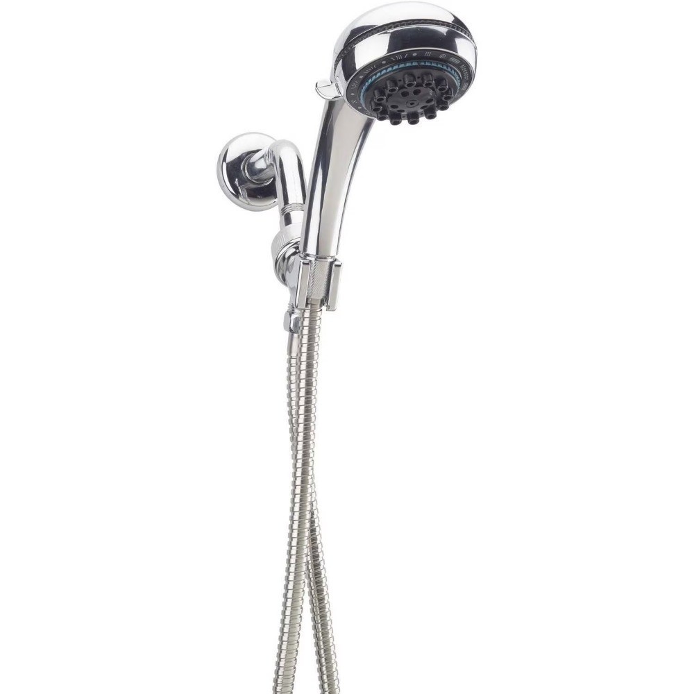 High Pressure 8 Function Handheld Shower Head with Long Flexible Hose