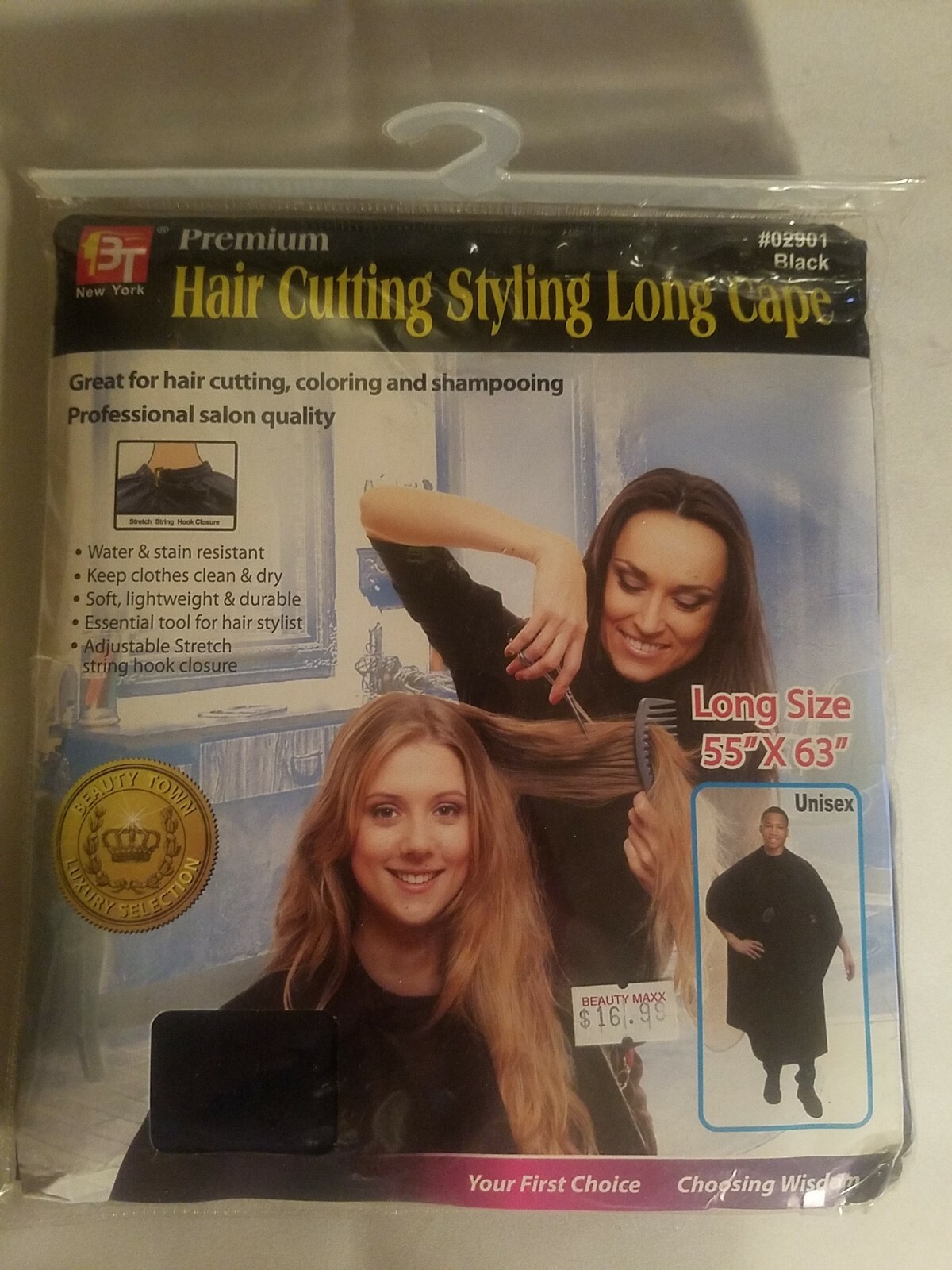 Beauty Town Premium Hair Cutting Styling Long Cape 55" x 63"