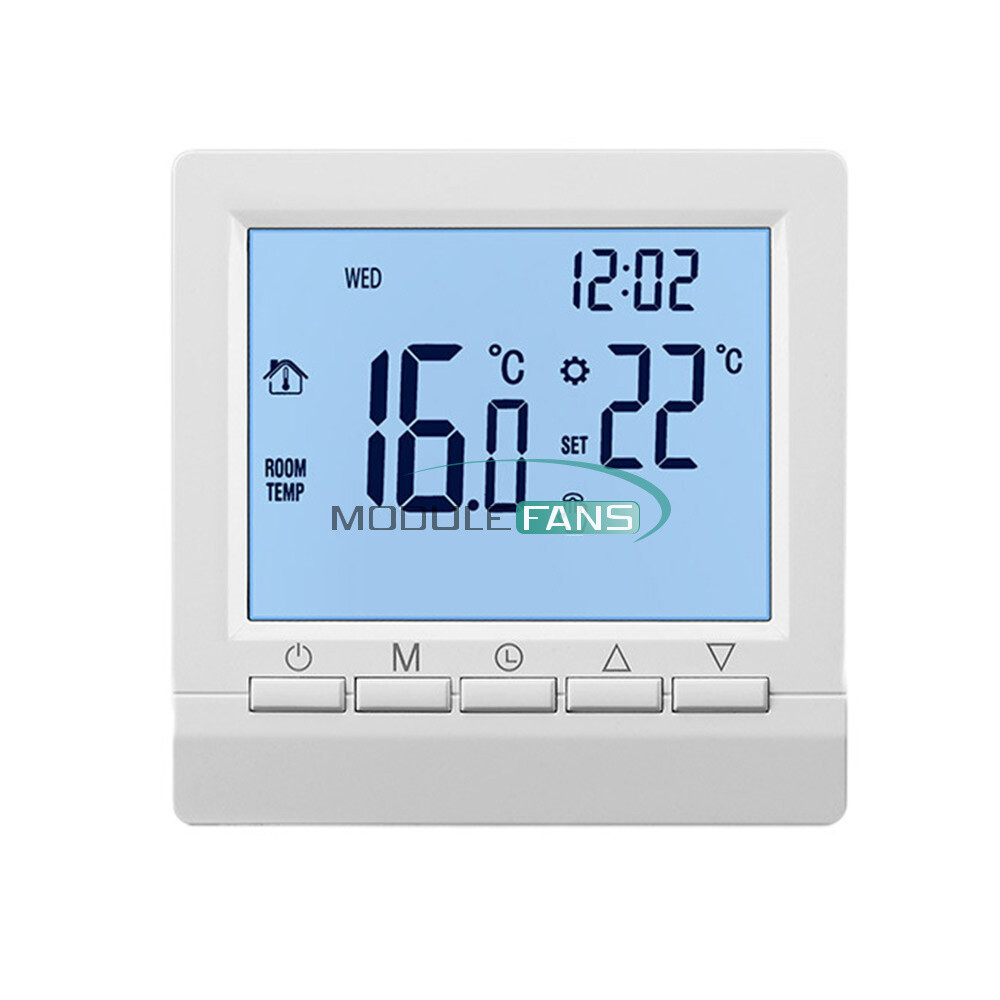 Digital Gas Boiler Thermostat 3A Weekly Programmable Room Temperature Controller