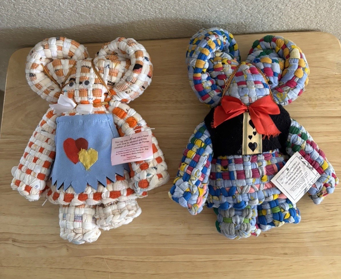 Handmade Crafted Bears From Woven Rugs By ekabod & Staff At San Martin de Porres