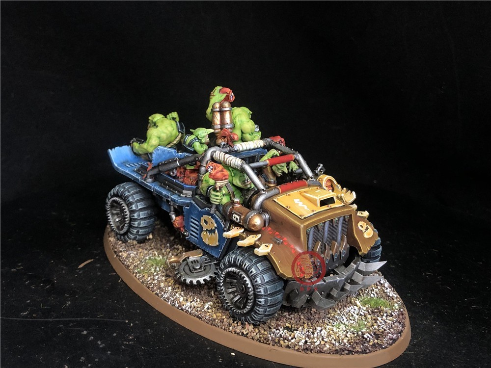 Warhammer 40K DPS painted Orks Rukkatrukk Squigbuggy SK8544