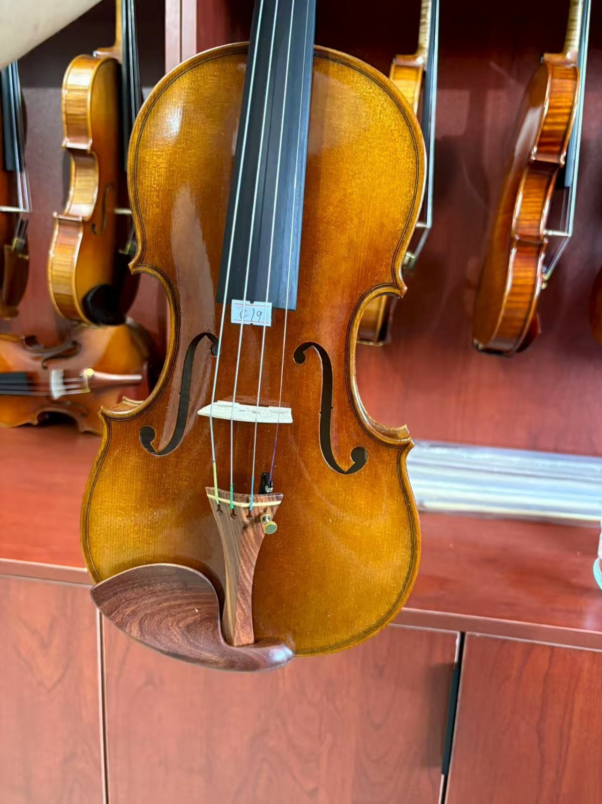Nice Flamed European Wood  Handmade 4/4 Violin with Case &Bow(DDP to USA)