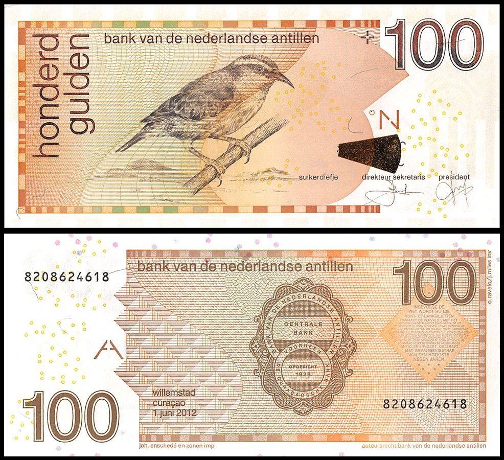 Netherlands Antilles 100 Gulden, 2012, P-31f, UNC