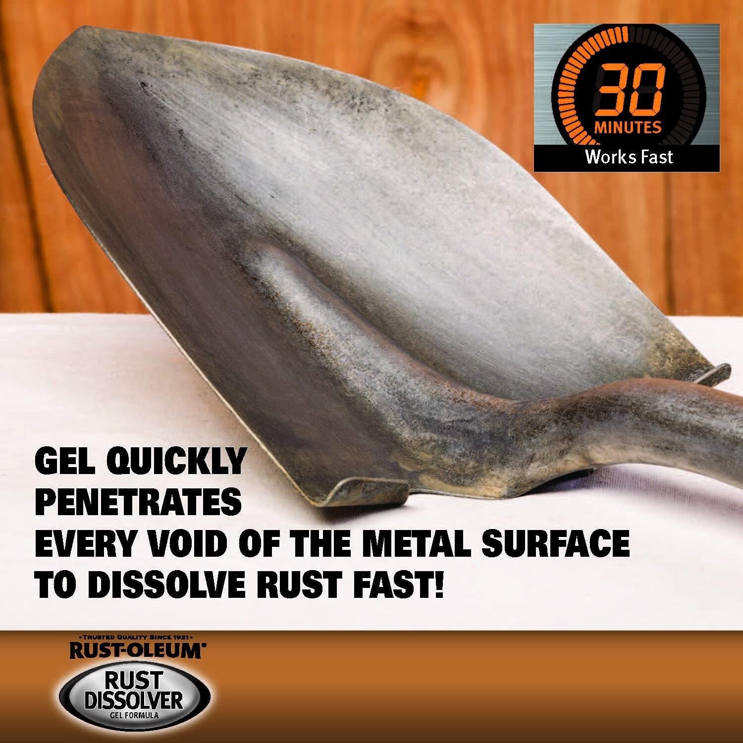 Rust-Oleum Rust Dissolver Gel Spray-300112, 32 oz rust remover
