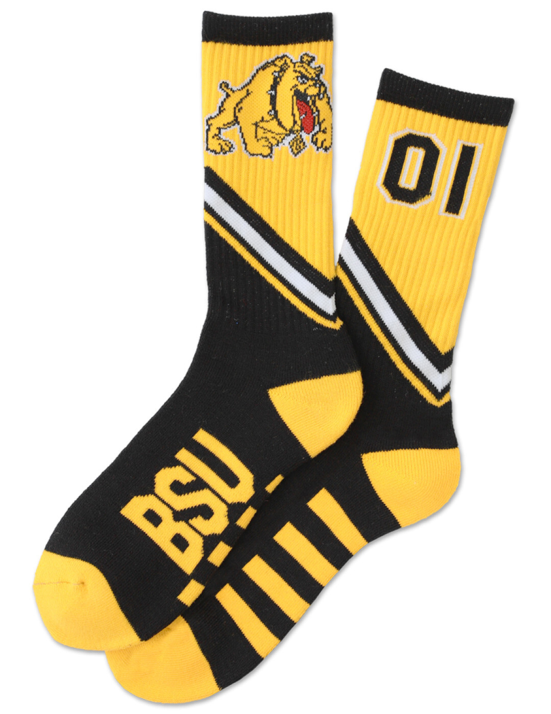 Bowie State University M3 Socks Black
