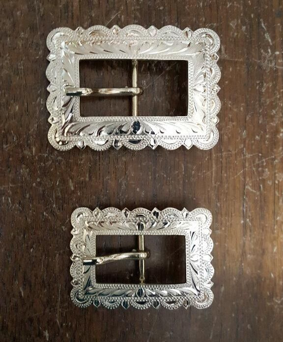 Choice of 3 Items:   Sterling Overlay bar buckles, Old West Concho & Buckle Tips