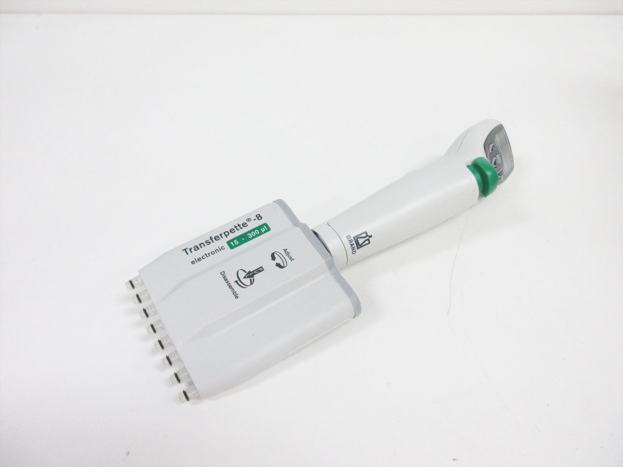 BRANDTECH 2705412 TRANSFERPETTE 8 CHANNEL DIGITAL 15 - 300 UL PIPETTE PIPET