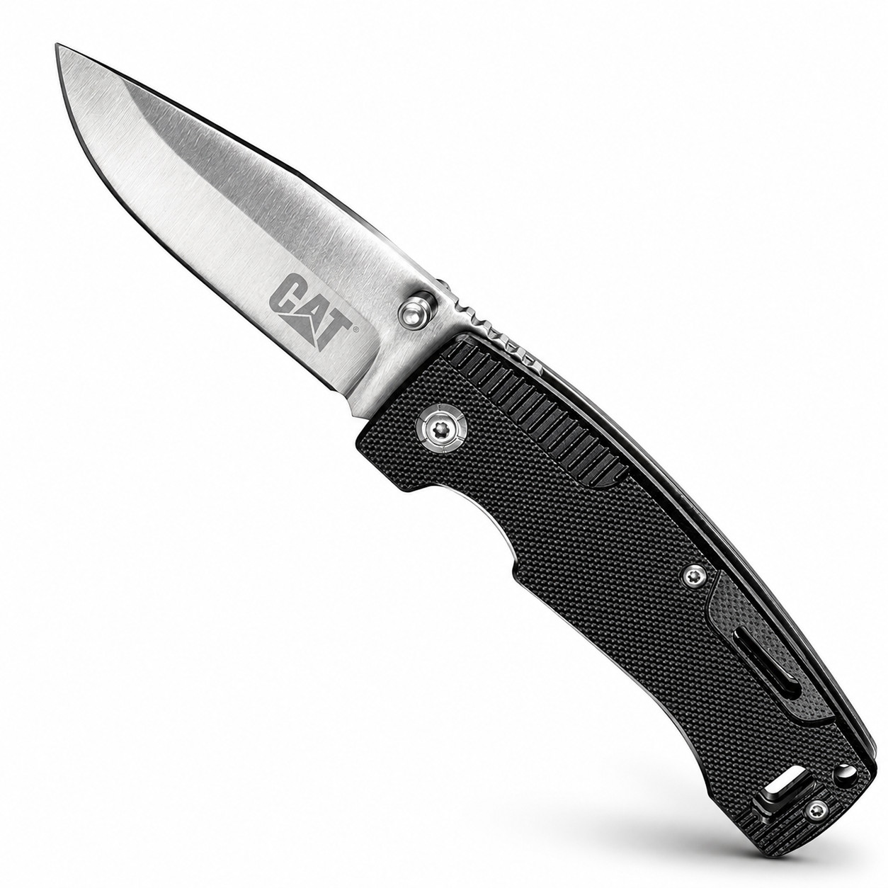 Cat 6-1/2 Inch Drop Point Folding Knife - 980000