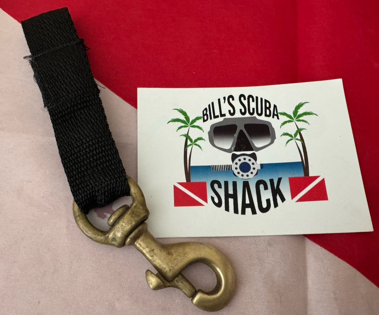 SCUBA REGULATOR SOLID BRASS CLIP NICE!