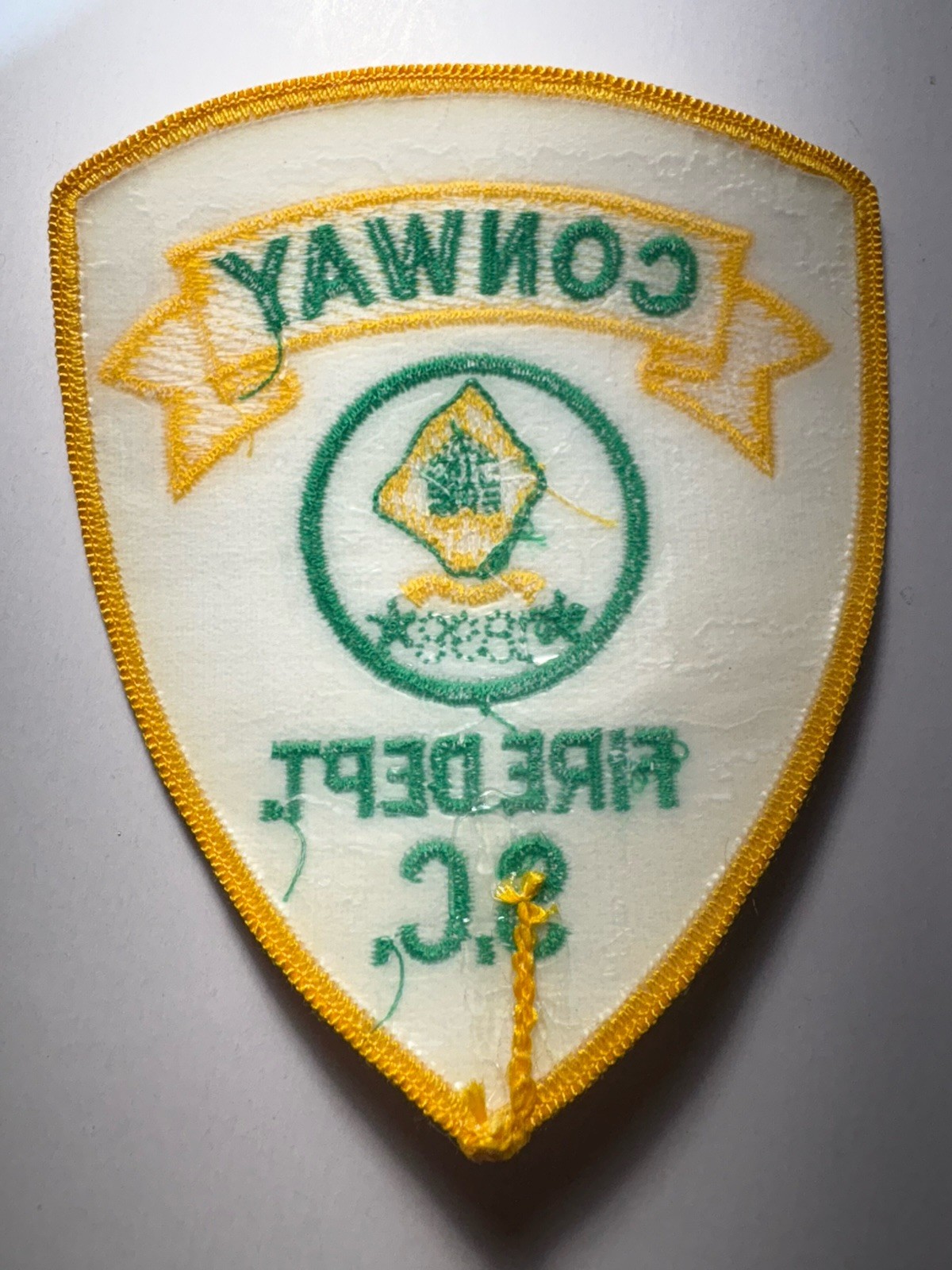 Conway South Carolina Fire Department Patch ~ Obsolete