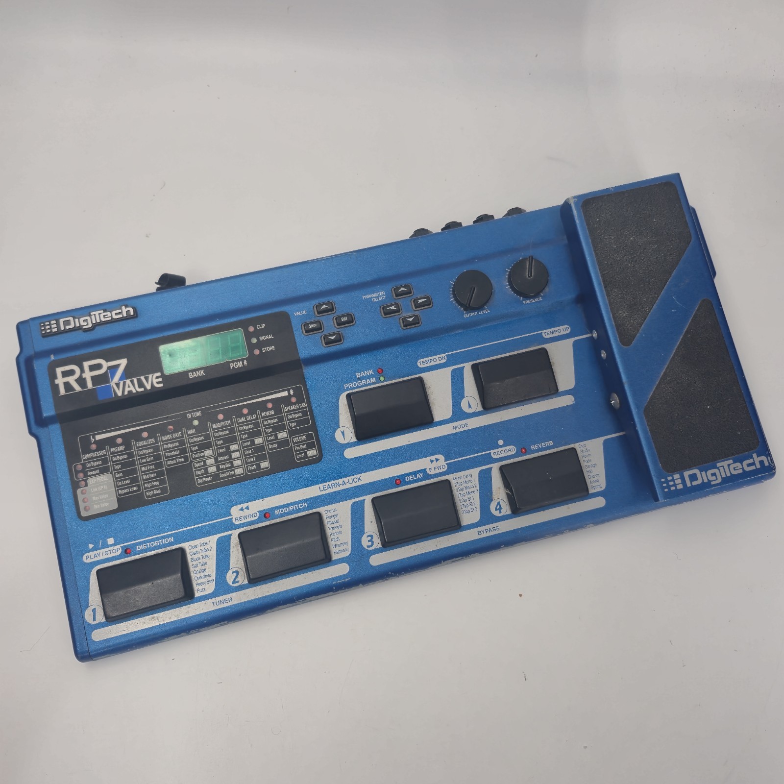 Digitech RP7 Valve Tube Preamp Multi-Effects Processor Untested Parts Repair
