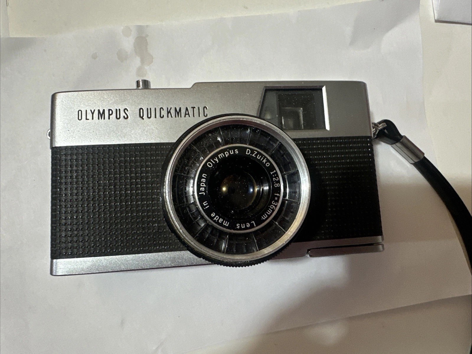 Vintage Olympus Quickmatic EES Camera  -  Untested - Made in Japan