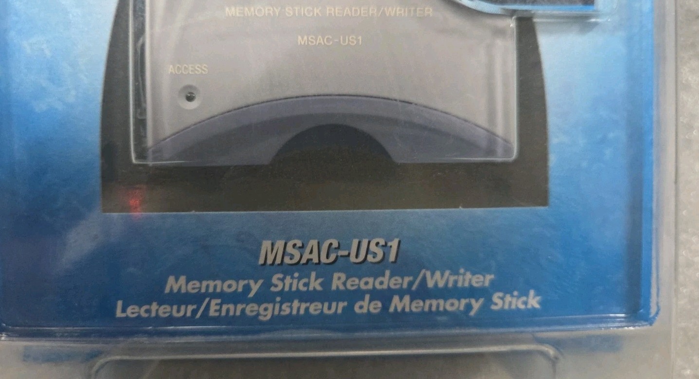 NEW Sony USB Interface Card Reader for Memory Stick - PC/Mac (MSAC-US1)